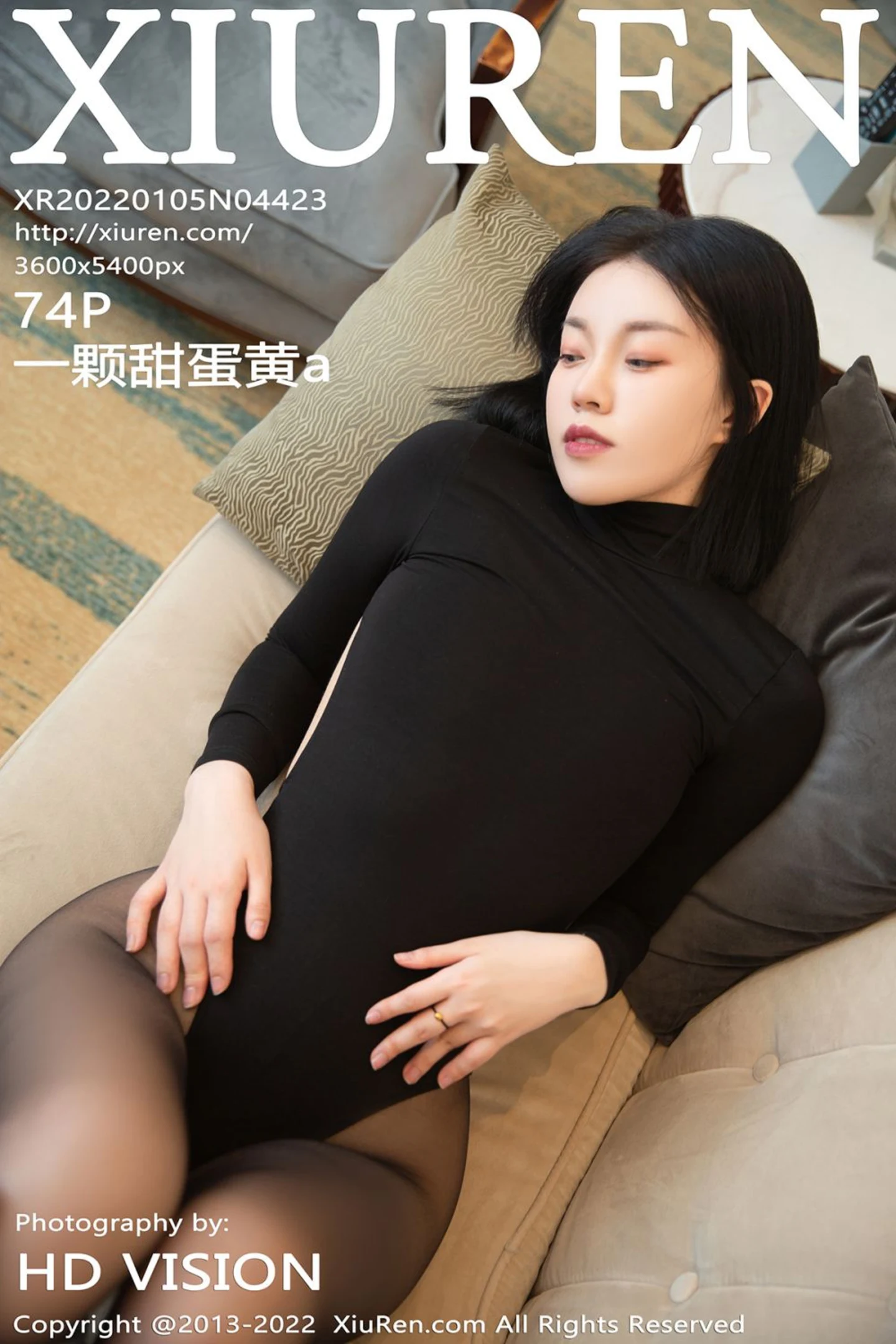 [XiuRen秀人网]VOL.4423 模特一颗甜蛋黄a私房脱牛仔裤露无内开档黑丝秀翘臀诱惑写真74P-秀人网官方网站
